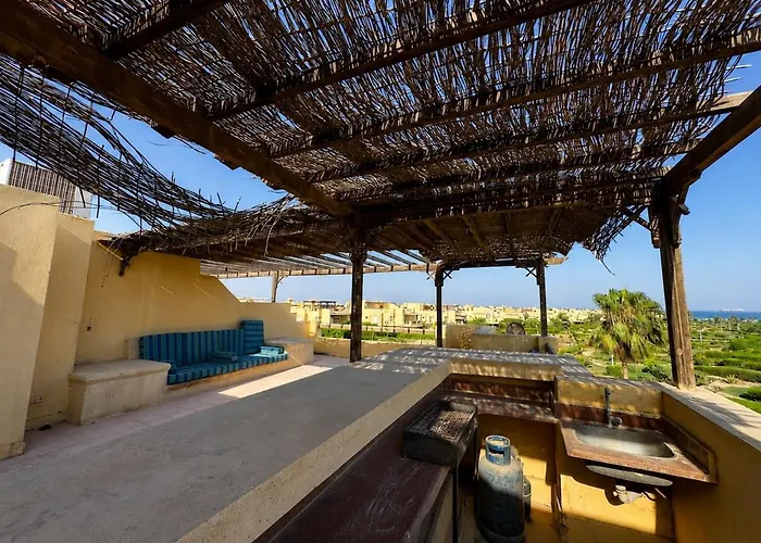 Cozy 1bdr Roof With Sea View L Einbay Sokhna Apartment *