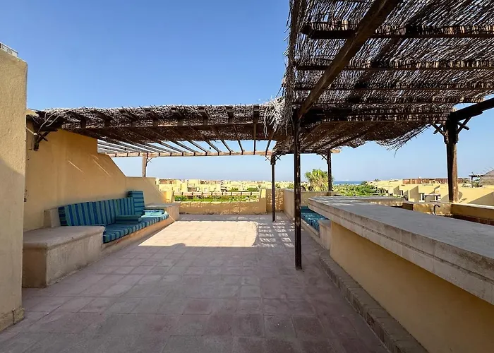 Apartment Cozy 1bdr Roof With Sea View L Einbay Sokhna Ain Sukhna